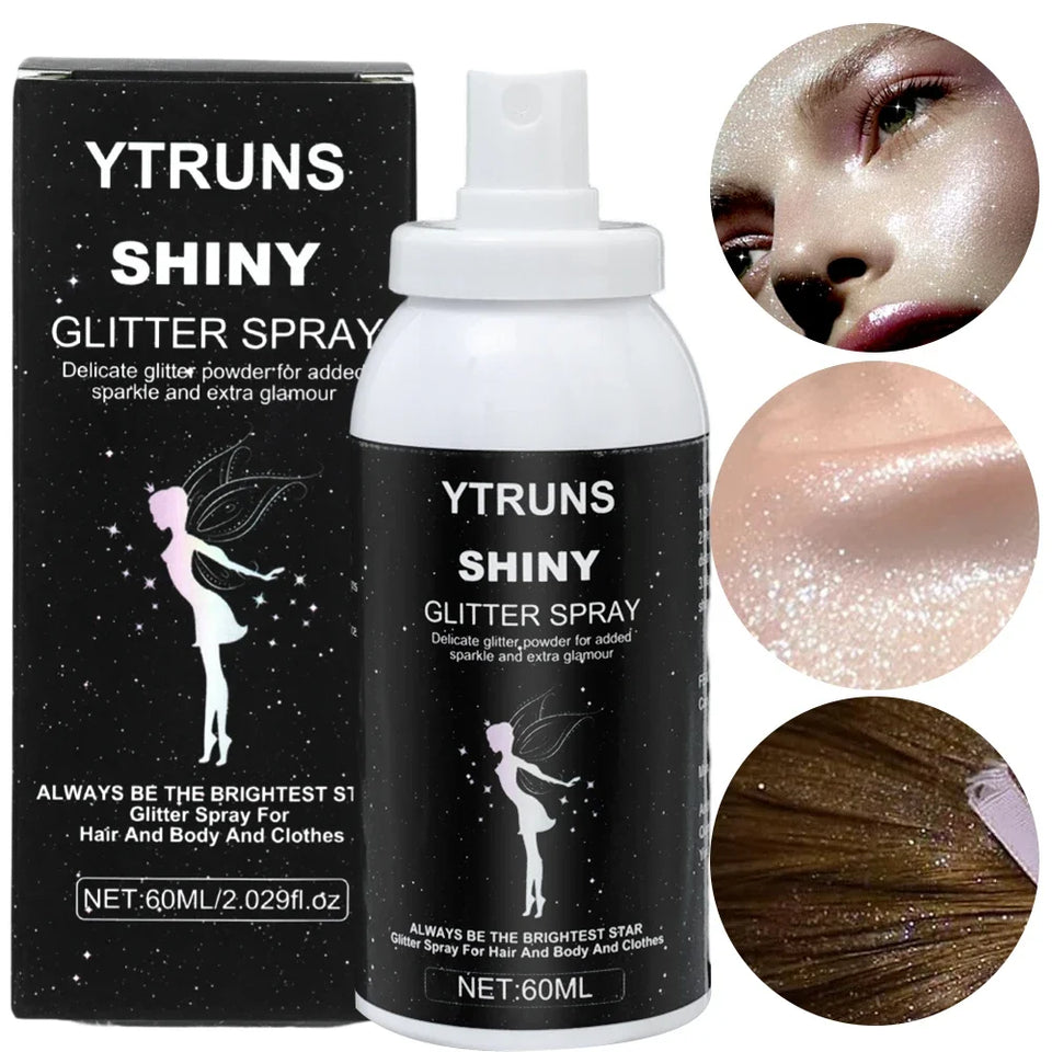 Glitter Spray for Hair and Body