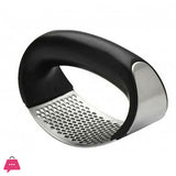 Stainless Steel Garlic Press & Crusher