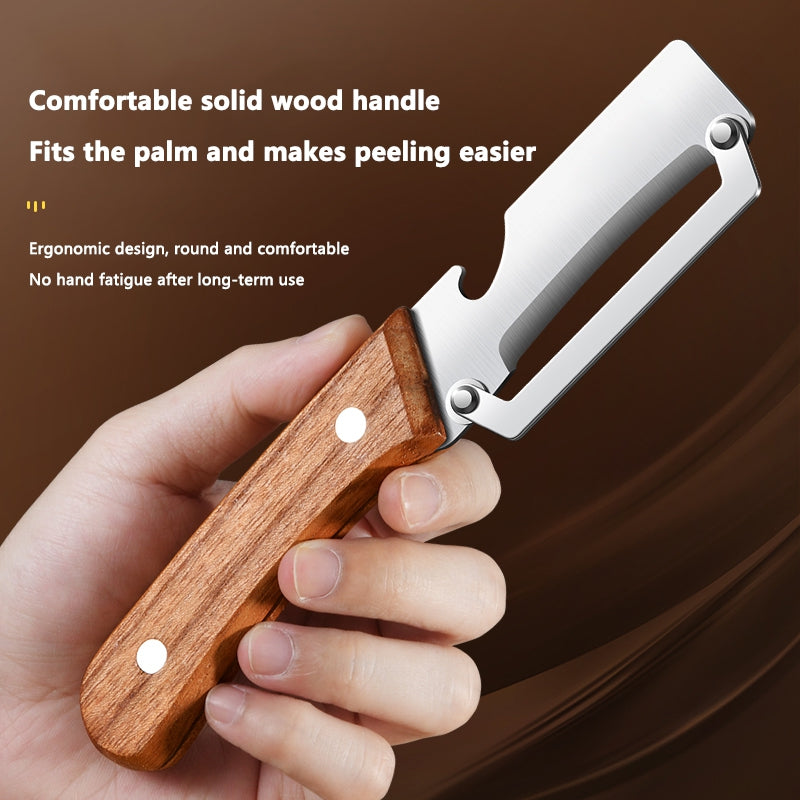 Premium Stainless Steel Multi-Functional Handheld Peeler (Pack of 2 )
