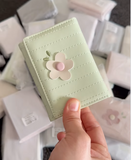Korean Floral Trifold Wallet