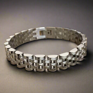 Premium Silver RLX Jubilee Bracelet for Men