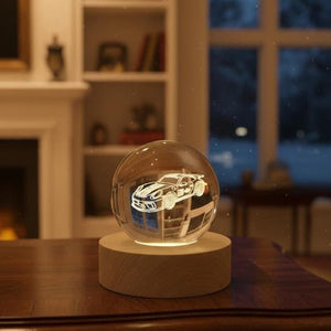 3D Crystal Ball BMW I7 Car