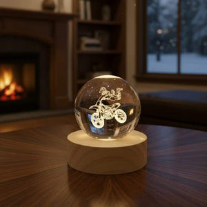 3D Crystal Ball BMW I7 Car