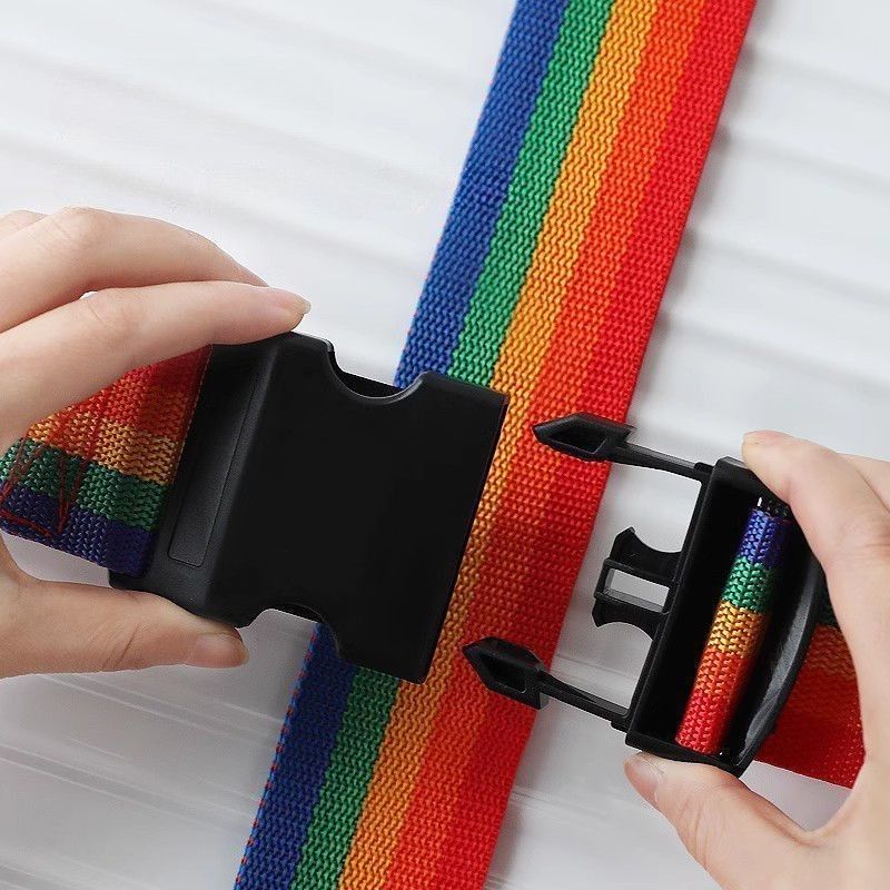 Rainbow Luggage Binder Strap