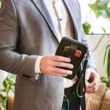 Genuine Leather Long Zipper Wallet