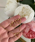 Valentine Special Heart Necklace Set