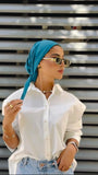 Instant Turban Hijab with Long Back Ties