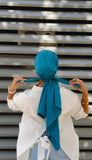 Instant Turban Hijab with Long Back Ties