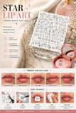 💋 Star Lip Art – Trendy Tattoo✨