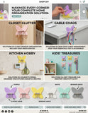 3-In-1 Rotatable Butterfly Wall Hook