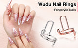 10 Pcs Adjustable Wudu Nail Rings for Halal Nails