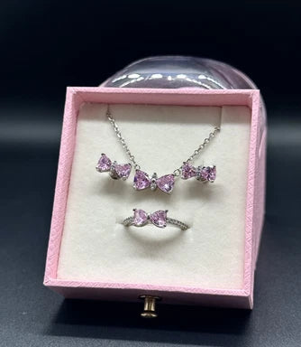 Stainless Steel Sparkling Bow Gift Set