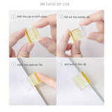 10 pcs Plastic Mini Paper Clips Fashion Page Holder Clamp