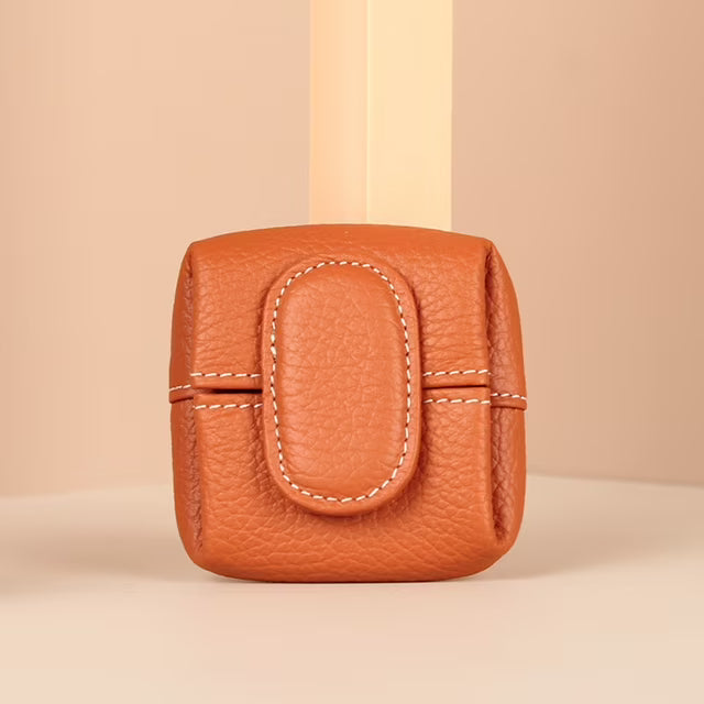 Cockatoo Genuine Leather Coin Pouch-Change Holder