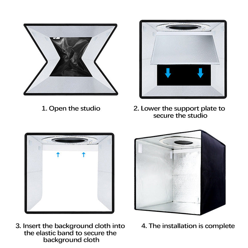 Small LED Photography Studio Box