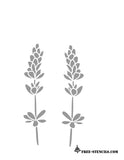 Stencils Wall Painting Pack of 5 In Different Design