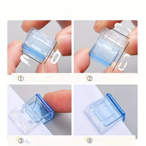 10 pcs Plastic Mini Paper Clips Fashion Page Holder Clamp