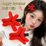 Cute Angry Expression Hairpin