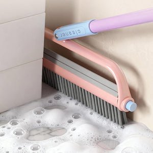 2 In 1 Long Handle Stiff Bristle Floor Scrub Brush