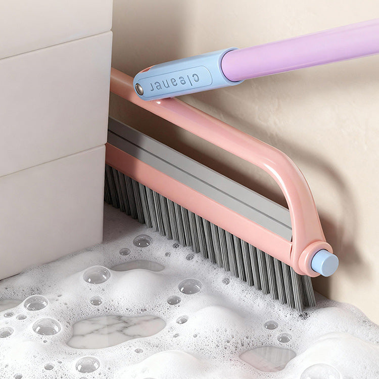 2 In 1 Long Handle Stiff Bristle Floor Scrub Brush