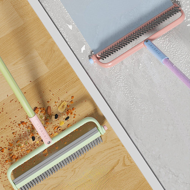 2 In 1 Long Handle Stiff Bristle Floor Scrub Brush