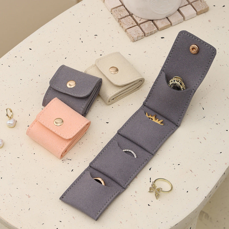 Hot Sale Mini Felt Travel Jewelry Bag
