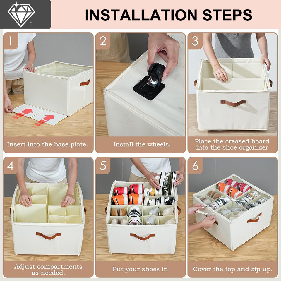 Transparent Foldable Shoe Bag