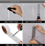 Strong Adhesive & Waterproof Window Screen Repair Kit