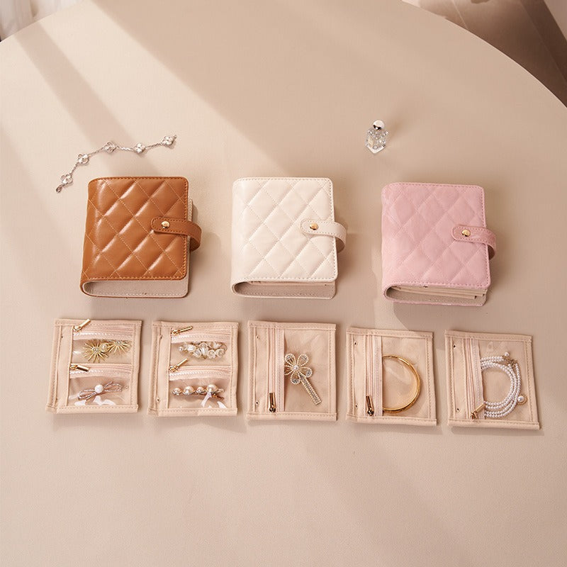 Fashion PU Lightweight Large-Capacity Accessory Storage Bag