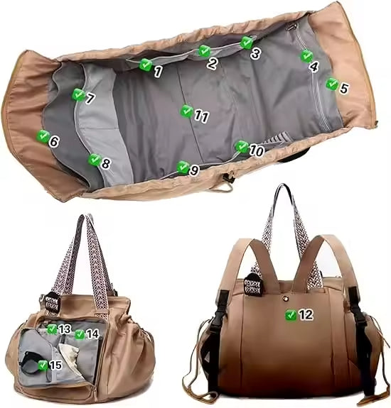 Multi-functional Large-Capacity Shoulder Bag