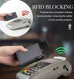 ✨ RFID Blocking Slim Pop-Up Card Holder Wallet