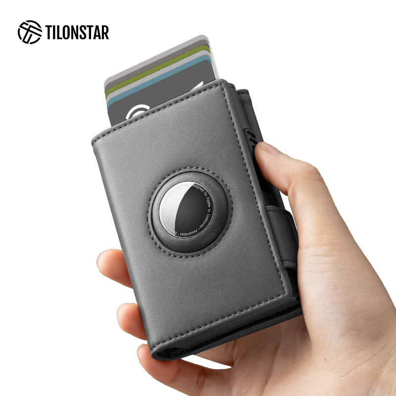 ✨ RFID Blocking Slim Pop-Up Card Holder Wallet