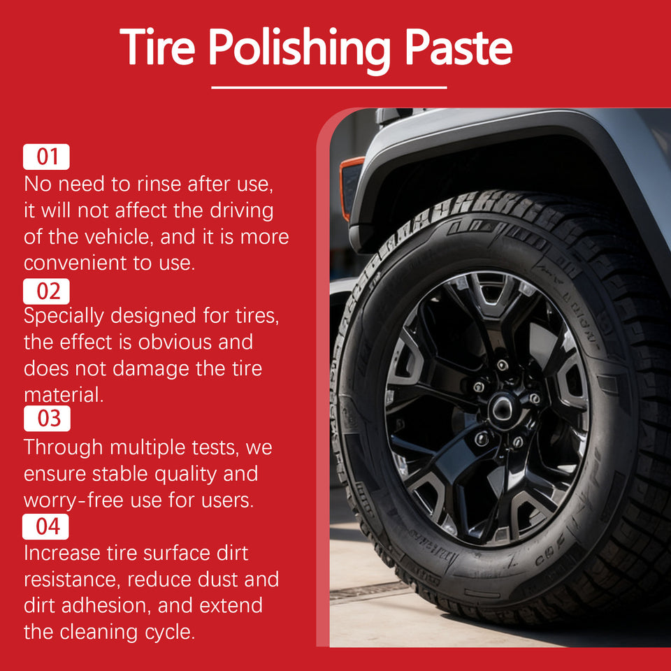 Tire Maintenance Anti-Crack Portable Polishing Care Cream