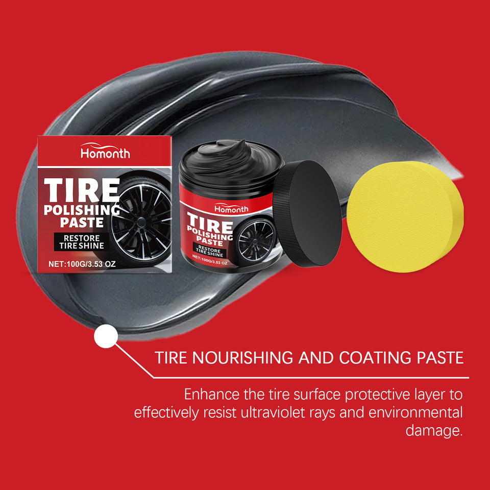 Tire Maintenance Anti-Crack Portable Polishing Care Cream