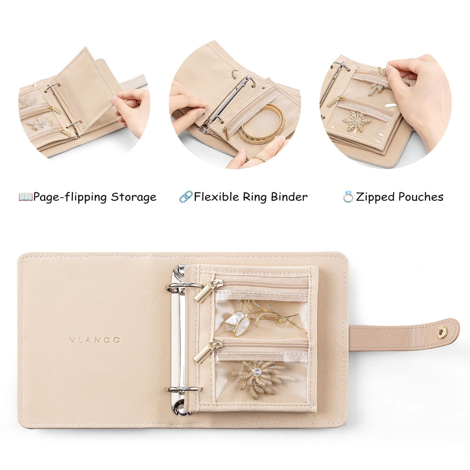 Fashion PU Lightweight Large-Capacity Accessory Storage Bag