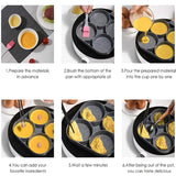 4 Mould Non-Stick Frying Pan