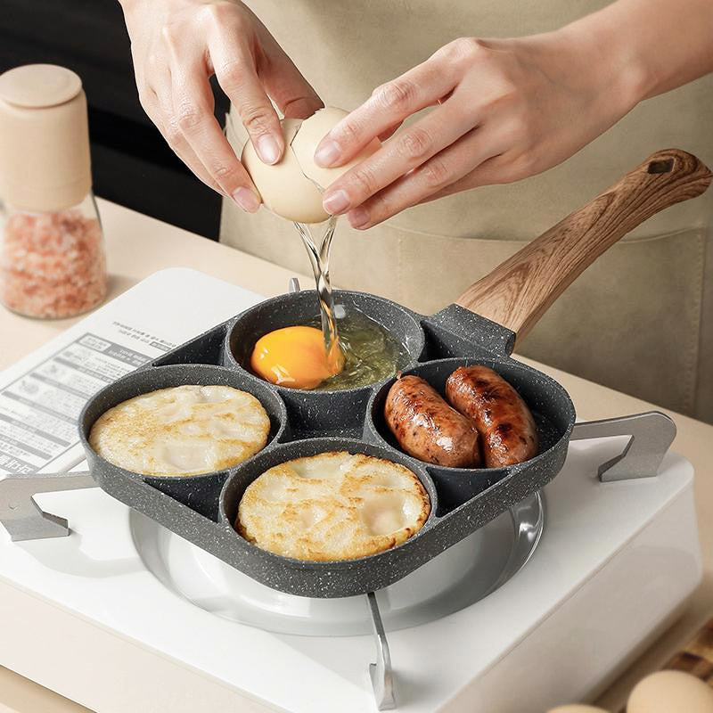 4 Mould Non-Stick Frying Pan