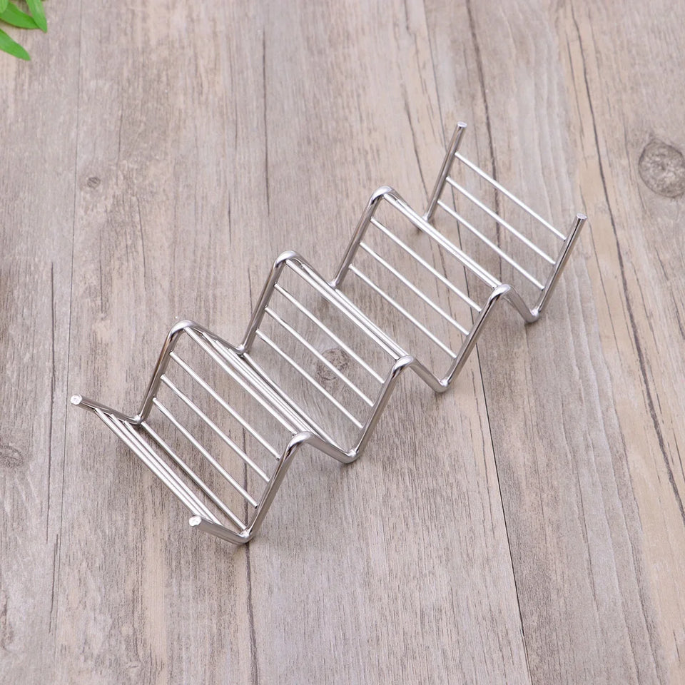Stainless Steel Taco Rack Stand Holder