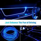 Interior Car LED Strip Lights App Control Or Remote Control ( 3.5 Feet ) 🚗✨