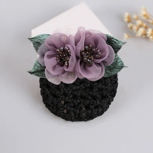Korean Style Flower Hair Bun