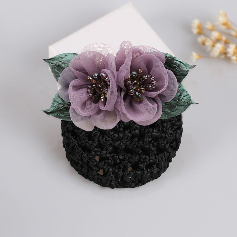 Korean Style Flower Hair Bun