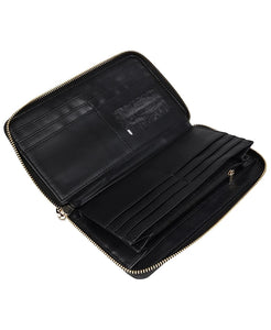 Weixier Long Round Zipper Wallet for Men & Women