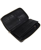 Weixier Long Round Zipper Wallet for Men & Women