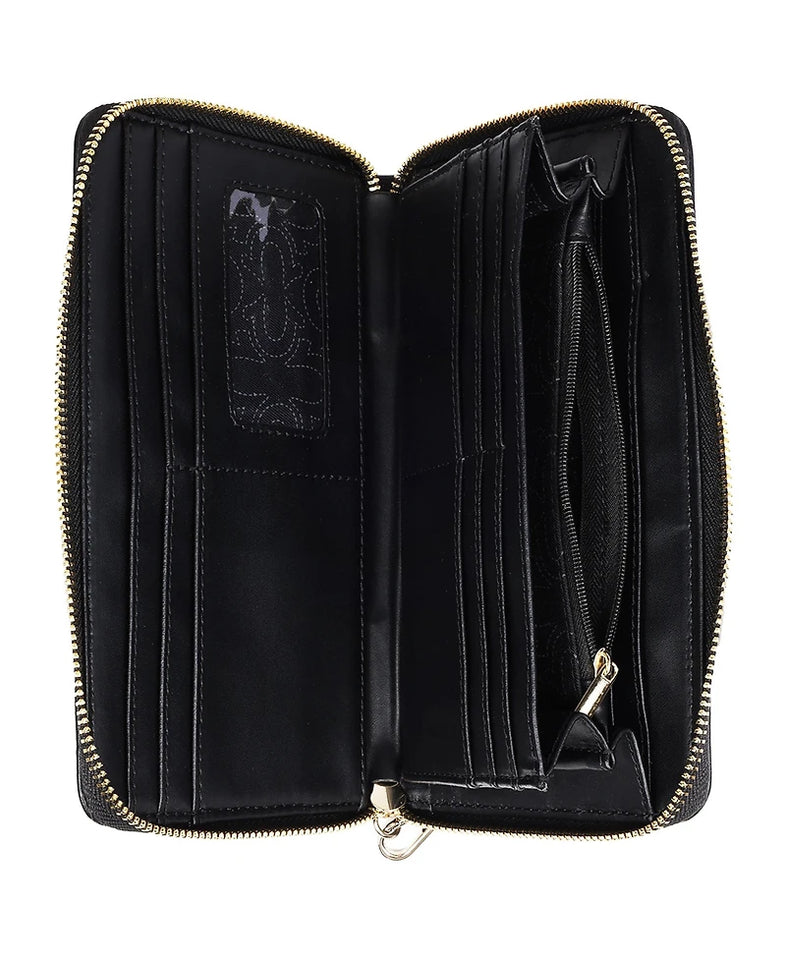 Weixier Long Round Zipper Wallet for Men & Women