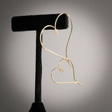 Heart Hoops Earrings