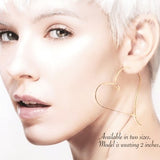 Heart Hoops Earrings