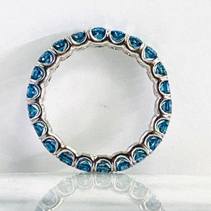 Blue Diamond Ring