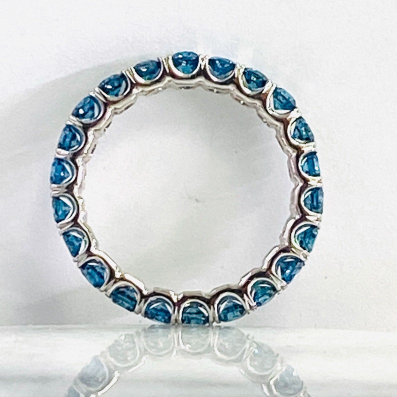 Blue Diamond Ring