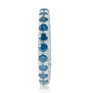 Blue Diamond Ring