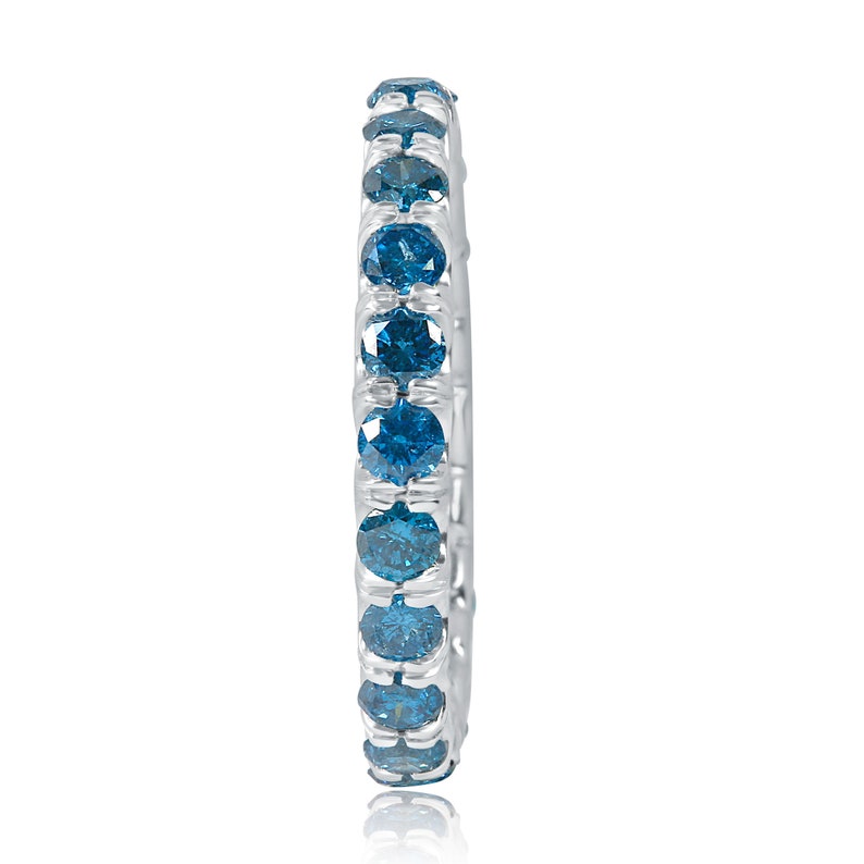 Blue Diamond Ring